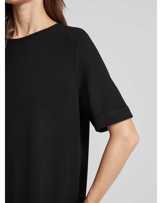 ARMEDANGELS Black T-Shirt-Kleid mit Rundhalsausschnitt Modell 'MAARILIANA'