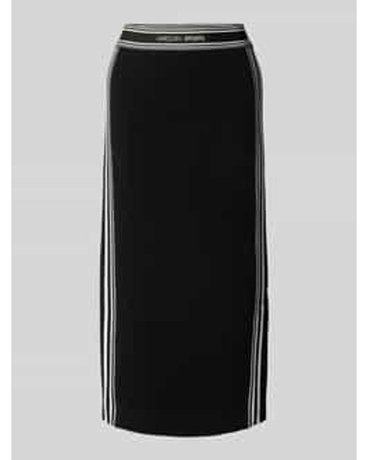 Marc Cain Midirok Met Elastische Band Met Label in het Black