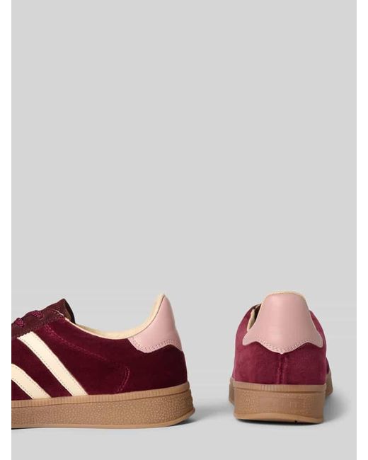 Gant Brown Sneaker aus Leder mit Schnürung Modell 'Cuzima'
