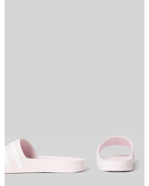Adidas Pink Slides Mit Label-Detail Modell 'Adilette Aqua'