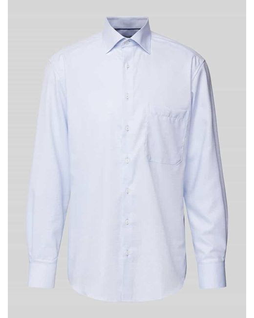 Eterna Comfort Fit Business-Hemd mit Brusttasche in White für Herren
