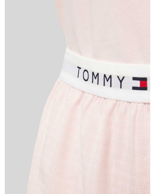 Tommy Hilfiger Natural Pyjama mit Logo-Stitching