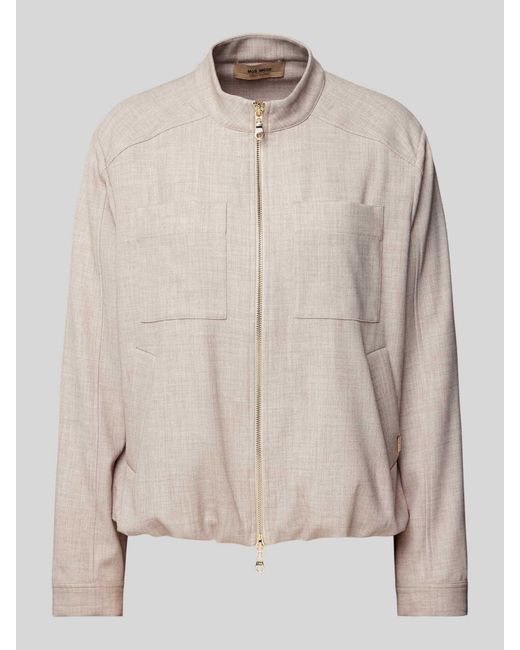 Mos Mosh Blazer Met Tweewegritssluiting in het Natural