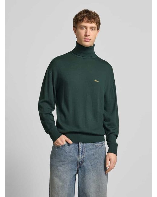 BLKVIS Loose Fit Rollkragenpullover aus Woll-Mix in Green für Herren