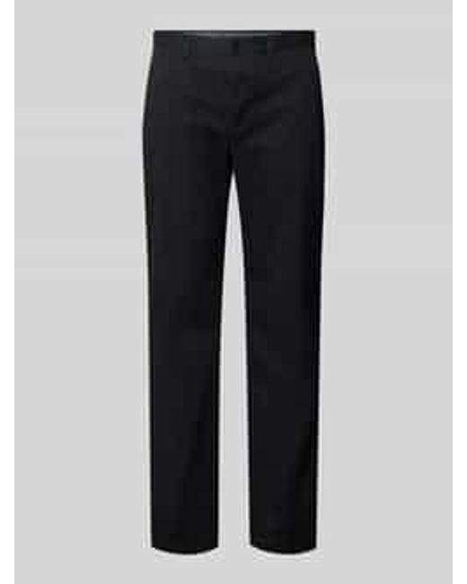 Tommy Hilfiger Regular Fit Chino Van Katoenmix, Model 'Denton' in het Blue voor heren