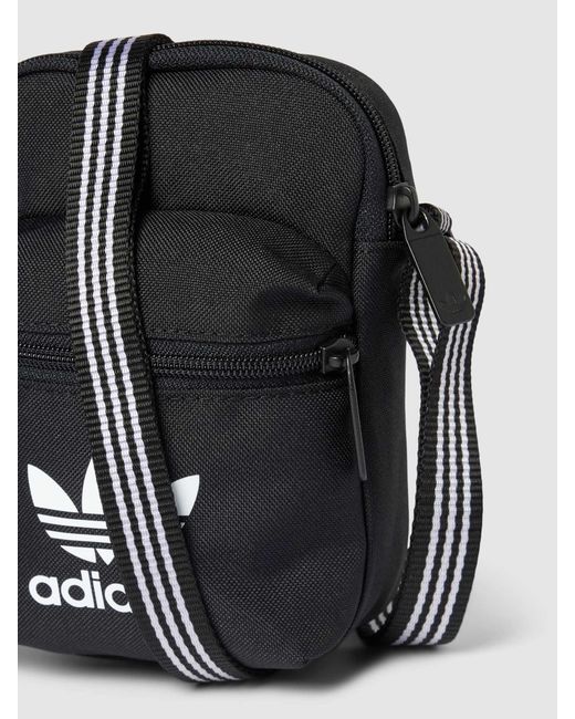 Adidas Originals Schoudertas Met Labeldetail in het Black voor heren
