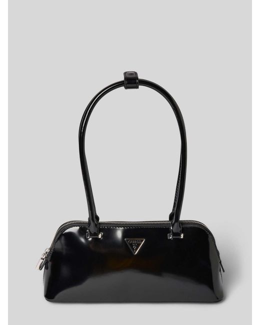 Guess Handtas Met Labelapplicatie, Model 'Arnela' in het Black