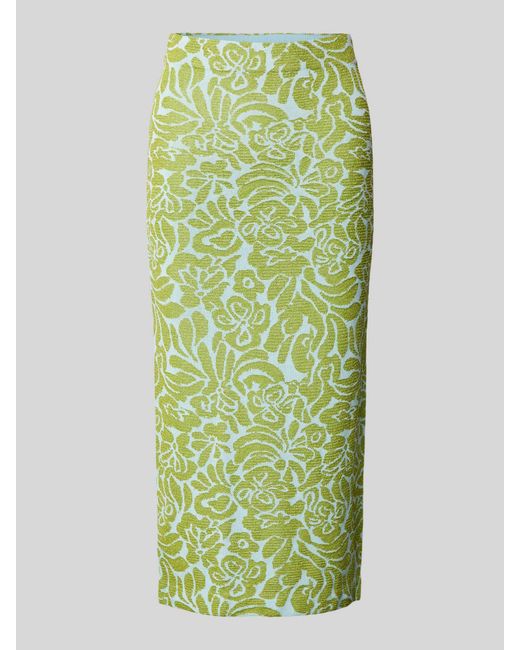 Essentiel Antwerp Midirok Met Structuurmotief in het Green