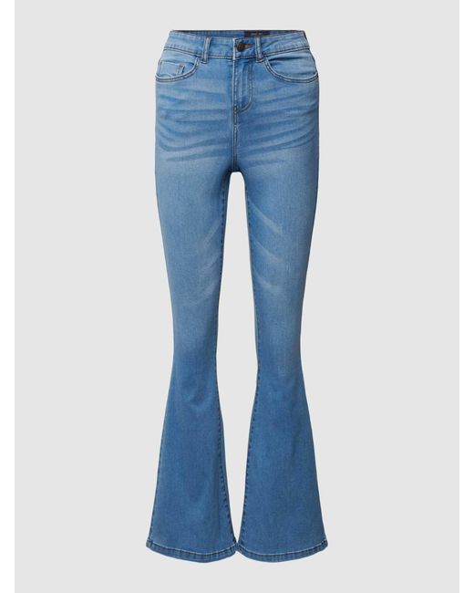 Noisy May Skinny Fit Flared Jeans Met 5-pocketmodel in het Blue voor heren