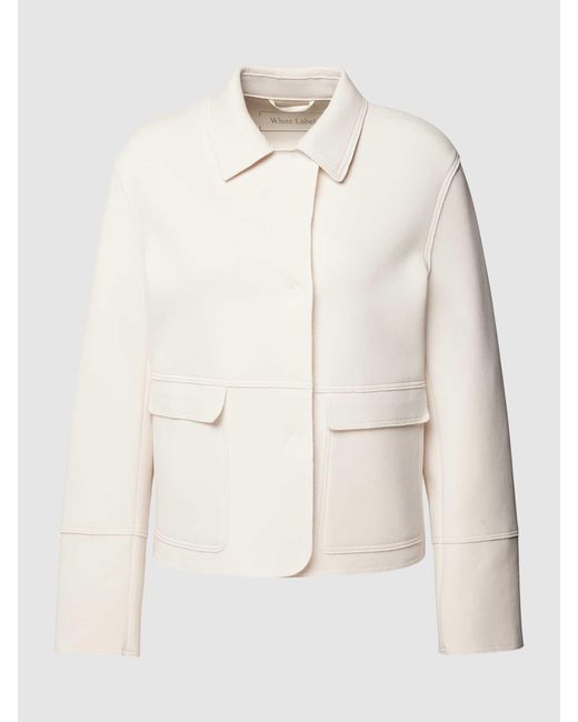 White Label Blazer in het Natural