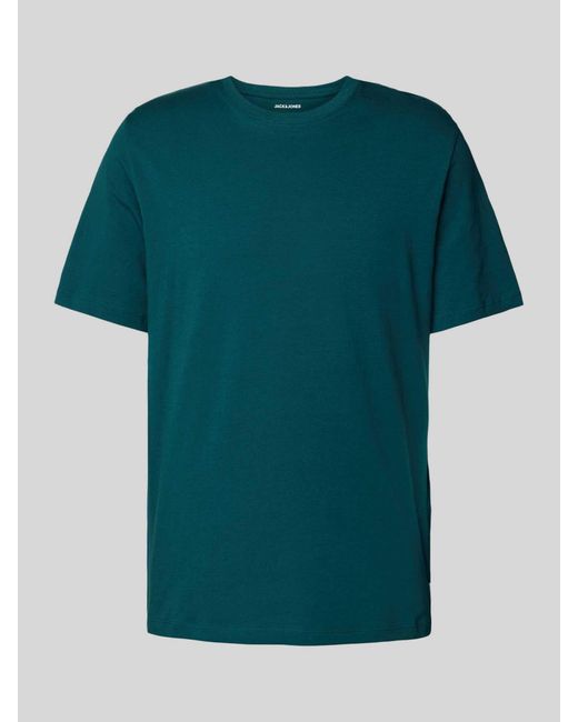 Jack & Jones T-shirt Met Labeldetail in het Green voor heren
