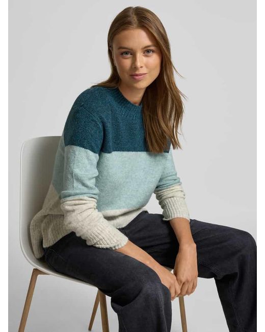 Tom Tailor Blue Pullover mit Baumwoll-Anteil