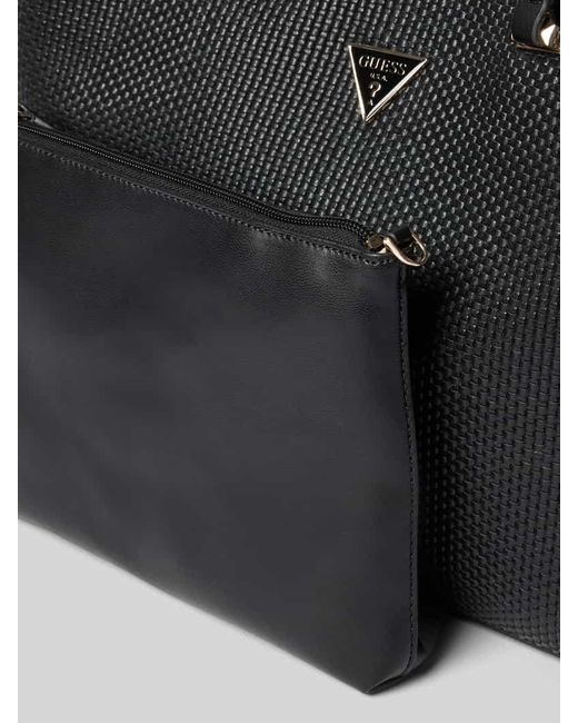 Guess Black Handtasche mit Label-Applikation Modell 'PHAEDRA'