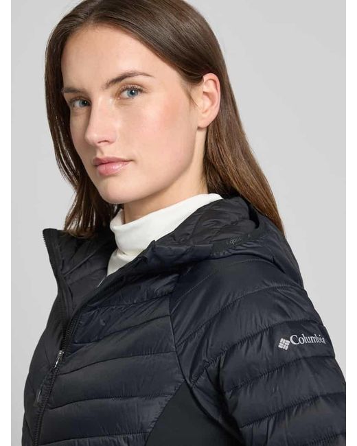 Columbia Blue Slim Fit Steppjacke mit Reißverschluss Modell 'Omni-Shield'