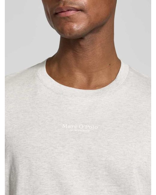 Marc O' Polo Regular Fit T-Shirt aus reiner Baumwolle in White für Herren