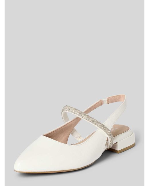 Marco Tozzi Pumps Met Blokhak in het Natural