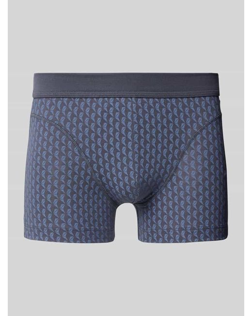 Schiesser Boxershorts mit elastischem Bund in Blue für Herren