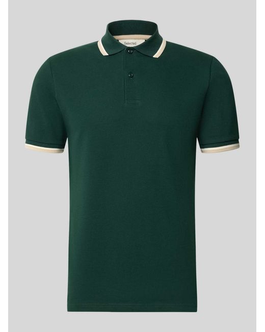 SELECTED Poloshirts in het Green voor heren