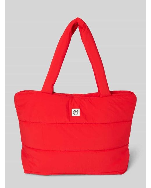 MSCH Copenhagen Red Shopper mit Label-Detail Modell 'SASJA'