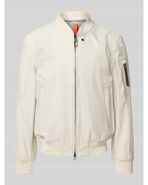 G Lab Bomberjacke mit Zweiwege-Reißverschluss Modell 'Motion 2' in Natural für Herren