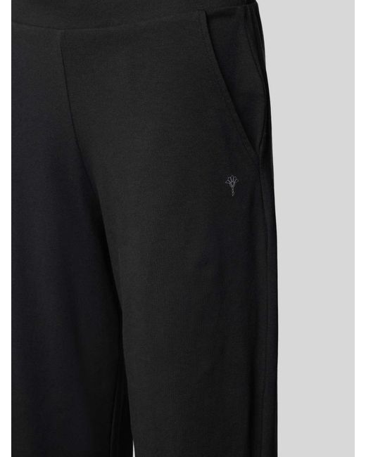 Joop! Wide Leg Pyjamabroek Met Elastische Band in het Black