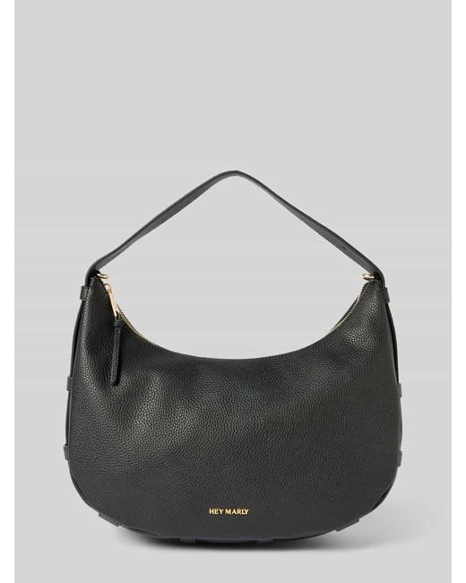 HEY MARLY Gray Handtasche Mit Label-Applikation Modell 'Lifetime Sister'