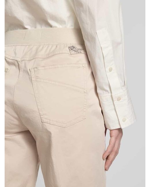 RAPHAELA by BRAX Natural Bermudas Mit Elastischem Bund Modell 'Pamina'
