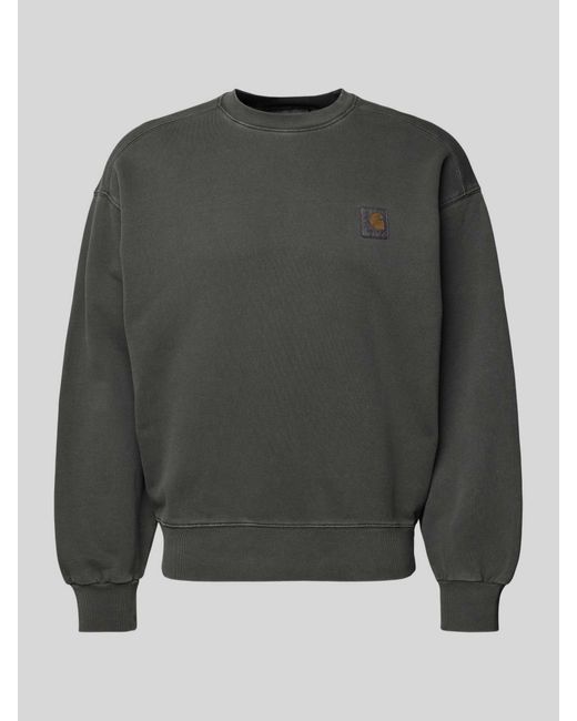 Carhartt Sweatshirt Met Labeldetail in het Gray voor heren