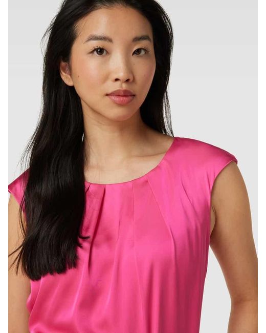 christian berg Pink Blusenshirt in unifarbenem Design