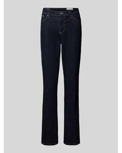 S.oliver Bootcut Jeans Van Katoenmix in het Blue