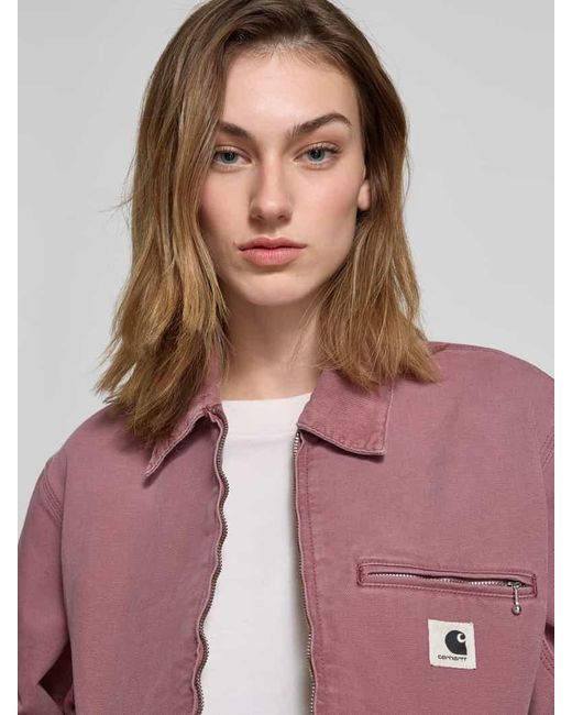 Carhartt Pink Jacke mit Reißverschluss
