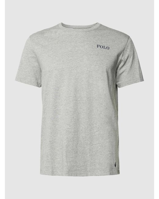 Polo Ralph Lauren T-Shirt mit Label-Print Modell 'LIQUID COTTON' in Gray für Herren