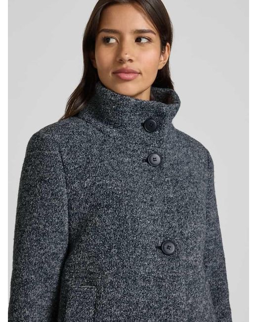 Fuchs & Schmitt Blue Mantel mit Stehkragen