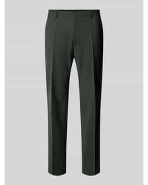 Boss Regular Fit Pantalon Van Scheerwolmix in het Gray voor heren