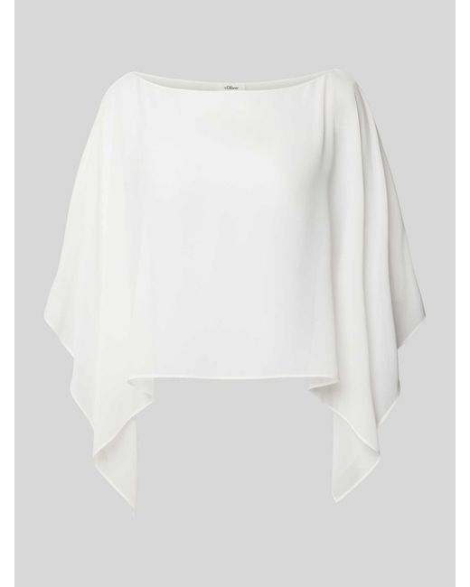 S.oliver Poncho Met Boothals in het White