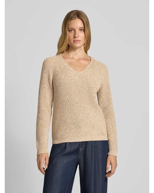 S.oliver Natural Regular Fit Strickpullover aus Baumwoll-Mix