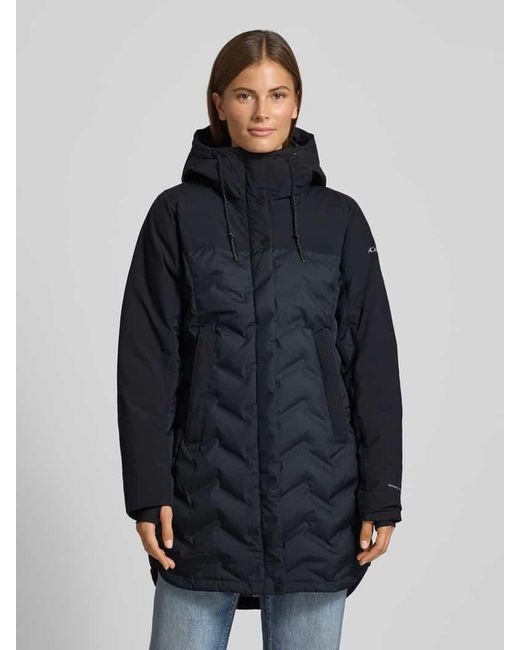 Columbia Blue Regular Fit Steppmantel mit Entendauen-Füllung Modell 'Mountain'
