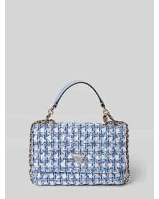 Guess Handtas Met Labelapplicatie in het Blue