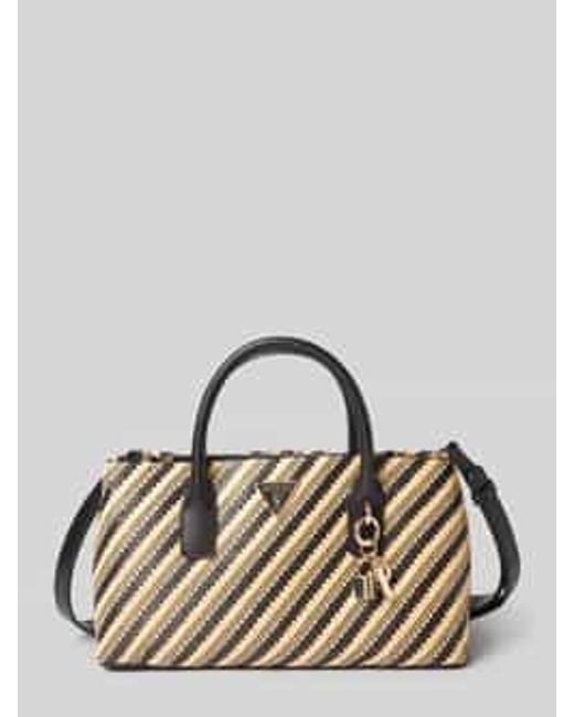Guess Handtas Met Logopatch in het Metallic