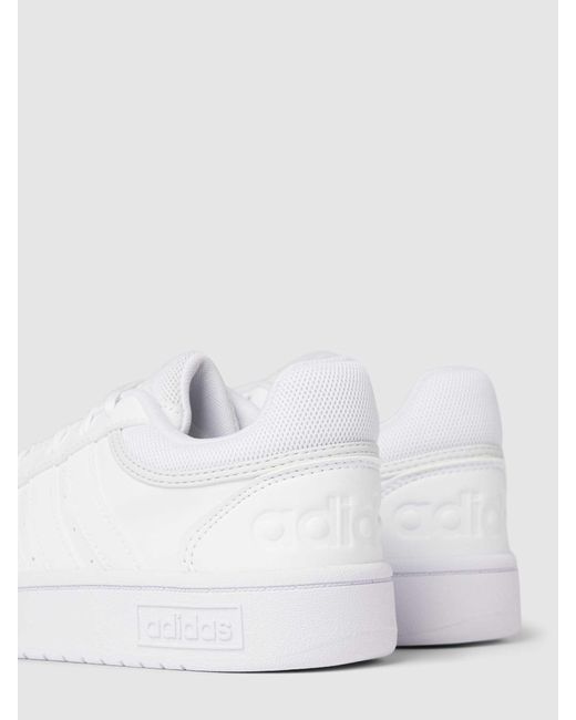 Adidas Sneaker mit Label-Detail Modell 'HOOPS' in White für Herren