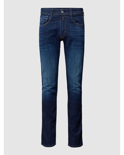 Replay Jeans im 5-Pocket-Design Modell 'ANBASS' in Blue für Herren