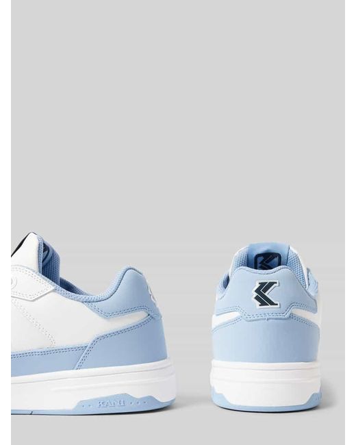 Karlkani Ledersneaker mit Label-Details in White für Herren