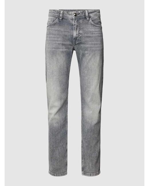 Joop! Modern Fit Jeans mit Eingrifftaschen Modell 'Fortress' in Gray für Herren