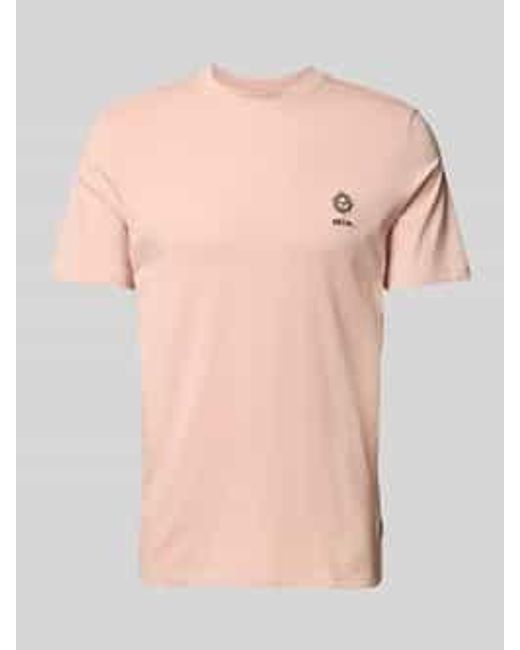 Blend T-shirt Met Motief- En Statementstitching in het Pink voor heren