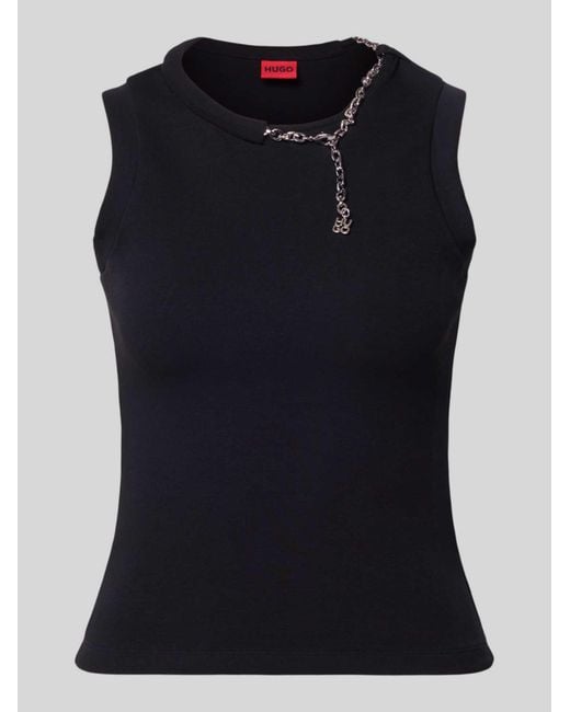 HUGO Tops in het Black