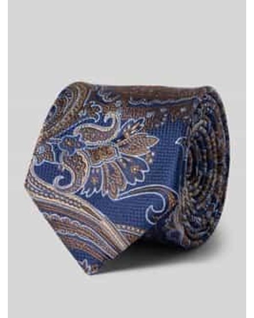 Prince BOWTIE Zijden Stropdas Met All-Over Paisleystitching (7 Cm) in het Blue voor heren