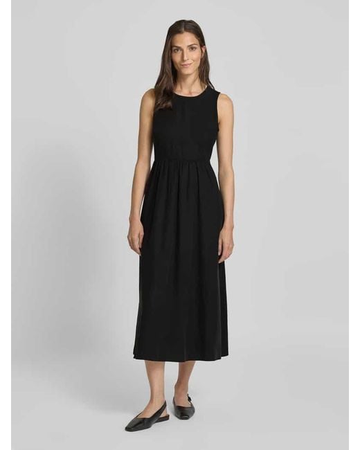 Marc O' Polo Black A-Linien-Kleid aus Lyocell-Leinen-Mix