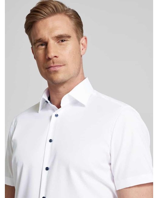 Christian Berg Men Regular Fit Business-Hemd in White für Herren