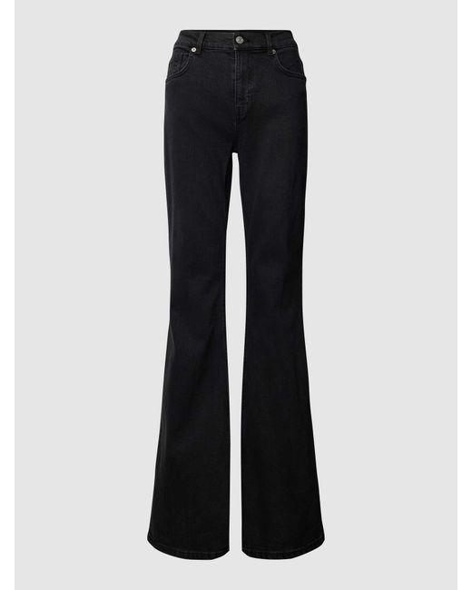Mango Black Flared Jeans im 5-Pocket-Design Modell 'VIOLETA'