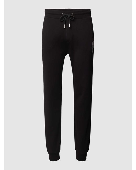 Karl Lagerfeld Sweatpants mit Label-Detail in Black für Herren